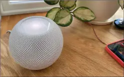  ??  ?? The HomePod mini is easy to set up.