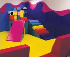  ??  ?? Lots of fun Softplay