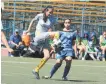  ??  ?? ITESM le dio voltereta al marcador y le pegó 2-1 a Lobas de la UADEC, en la Copa Telmex-telcel.