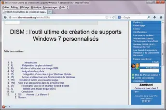  ??  ?? Dism est un outil puissant mais complexe. Pour bien l’utiliser, vous pouvez consulter l’article qui lui est consacré sur le labo supinfo à l’adresse http://www.labo-microsoft.org/articles/DISM/.