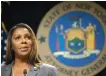  ?? AP ?? New York Attorney General Letitia James has announced the probe.