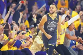  ?? BEN MARGOT/ASSOCIATED PRESS ?? Golden State’s Stephen Curry, playing his first game since March, scored 28 points in 27 minutes to lead the Warriors over New Orleans on Tuesday night.