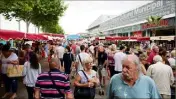  ??  ?? Le quartier des Termes dispose depuis dimanche dernier de son propre marché de centre-ville. (DR)