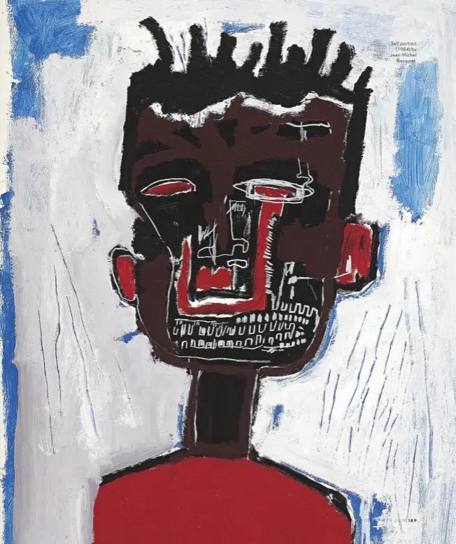  ?? ?? Self portrait (1984) by Jean-Michel Basquiat.