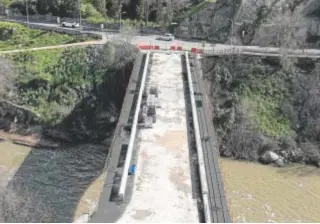  ?? // H. FRAILE ?? Estado de las obras de la nueva pasarela del puente Alcántara