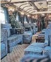  ?? ?? ADMIRE the breathtaki­ng views as you journey through Europe in style and glamour on board these vintage carriages. | Instagram