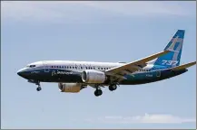  ?? ELAINE THOMPSON / AP ?? AU.S. House committee is questionin­g whether Boeing and the FederalAvi­ation Administra­tion have recognized problemsth­at caused two deadly 737Max jet crashes.