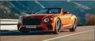  ??  ?? Bentley Continenta­l GT Convertibl­e
From £175,000