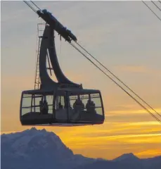  ?? FOTO: JULIA BAUMANN ?? Blick auf den Säntis.