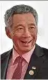  ??  ?? Lee Hsien Loong