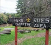  ??  ?? Camp Boyhaven in Milton has hosted scouting activities since 1924. It will close after this summer’s programs end and is being offered for sale.