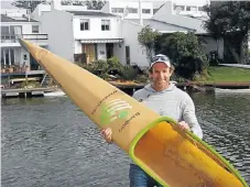  ?? /Jean Robertson ?? No clear passage: Graeme Solomon is targeting another Berg River Canoe Marathon podium finish, but says low water levels will hurt his chances.