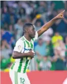  ?? AFP ?? Joel Campbell le hizo un gol al Valencia en octubre pasado.