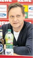  ?? FOTO: IMAGO IMAGES ?? Hat drei Coronaerkr­ankte im Club: Kölns Manager Horst Heldt.