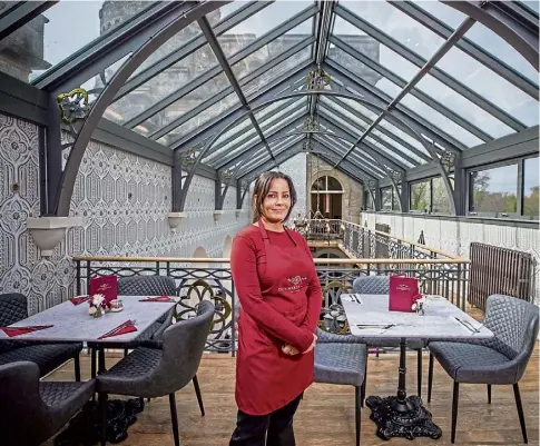  ?? ?? WELCOME: Gemma Waugh runs the Orangery at Dunimarle Castle, Culross. Pictures by Steve Macdougall.