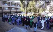  ?? TSVANGIRAY­I MUKWAZHI — THE ASSOCIATED PRESS ?? Health workers led by nurses take part in a demonstrat­ion over salaries at Parerenyat­wa Hospital in Harare, on June, 21.