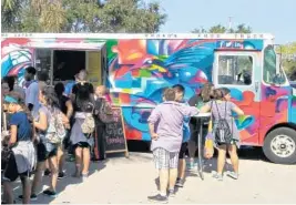  ?? PEGGIE ANN BLAIN ?? Fort Lauderdale-based Bruno’s food truck is popular at South Florida events.