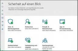  ??  ?? Der Windows Defender hat sich von einer einfachen Anti-Spyware zu einer ganzen Programm-Suite entwickelt.