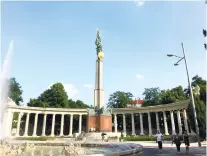  ??  ?? THE SOVIET WAR MEMORIAL, also called the Heroes’ Monument of the Red Army, commemorat­es the Soviet soldiers killed during the Soviet offensive to wrest Vienna from Nazi Germany during World War 2.