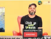  ?? Youtube.com ?? YouTube host Alexander Otaola, who gained national attention in 2020 for urging young Cuban-Americans in Miami to vote for Donald Trump’s reelection, on his June 21st show.