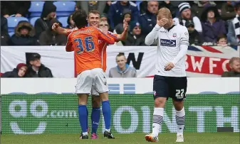  ?? PICTURE: Action Images ?? OH NO! Birmingham’s Robert Tesche celebrates scoring their winner