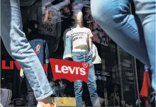  ?? PHOTO: REUTERS ?? Tackling the big issues . . . Levi Strauss & Co is making moves to expand its operations in the resale market.