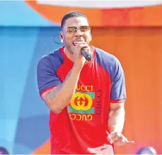  ??  ?? Nelly performs on ABC’s ‘Good Morning America’ last May 26 in New York City. — AFP file photo