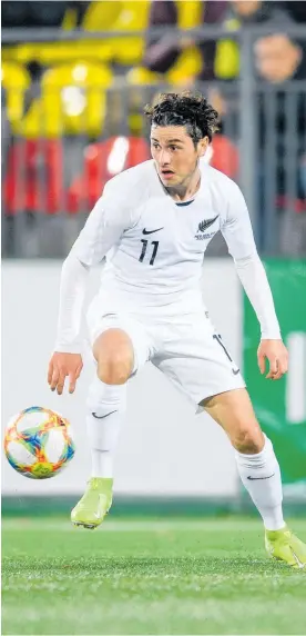  ?? Photo / Photosport ?? Marco Rojas hasn’t been part of a New Zealand senior squad since 2019.