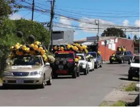  ?? CORTESÍA S. BRENES CORTESÍA LIGIA BARRANTES ?? El 28 de noviembre las calles de La Lima de llenaron de alegría.