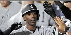  ?? AP file photo ?? Outfielder Andrew McCutchen, who spent last season with the New York Yankees and San Francisco Giants, agreed Tuesday to a $50 million, three-year contract with the Philadelph­ia Phillies. The agreement, which includes a club option for 2022, is subject to a successful physical.