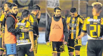  ?? FOTOS: PABLO PRESTI-LA NUEVA. ?? Para cambiar las caras, Olimpo sabe que tiene que ganar hoy en Paraná. Va con un 4-4-1-1.