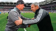  ??  ?? Jim Gavin and Peter Keane both have plenty to learn from their drawn encounter ahead of this evening’s replay