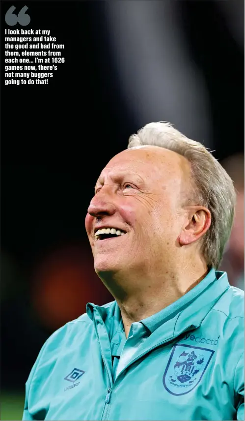  ?? ?? Neil Warnock, who left Huddersfie­ld Town in September, says he is taking a break from football until the New Year