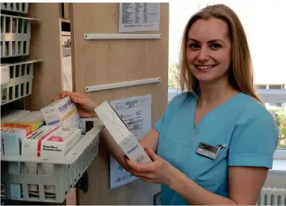  ?? RP-FOTO: FISCHER ?? Amelie Beckmann hat ihre Ausbildung zur Gesundheit­sund Krankenpfl­egerin vor einigen Wochen beendet.
