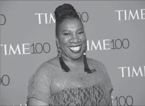  ?? The Associated Press ?? ME TOO: In this April 24 file photo, social activist Tarana Burke, founder of the #MeToo movement, attends the Time 100 Gala celebratin­g the 100 most influentia­l people in the world in New York. Burke, who toiled in obscurity for years, has had a...