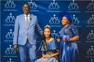  ?? ?? Miss Botswana was treated like the queen that she is in her home village of Maun.