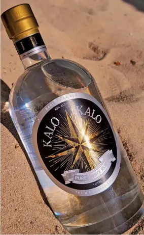  ?? ?? KaloKalo is the new white rum produced by The Distillery Co Fiji.