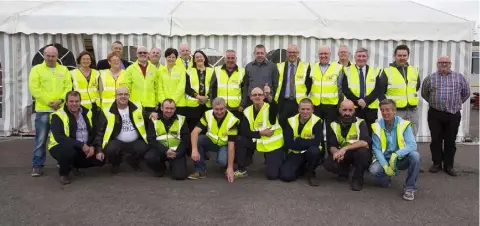  ??  ?? Stafford Fuels opens new €3 million smokeless fuel manufactur­ing facility in New Ross, Co.Wexford.