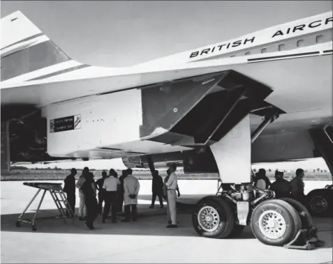  ??  ?? Les essais avec l’“Olympus” installé sur Concorde commencère­nt début 1968.