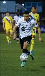  ??  ?? Maidenhead forward Josh Coley.