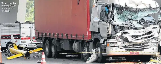  ?? JF DIORIO/ESTADÃO ?? Testemunha. Piloto parecia tentar pouso forçado