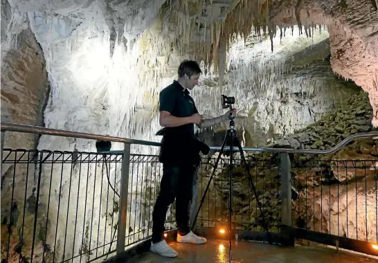  ?? PHOTO: SUPPLIED ?? Ruakuri Cave will be the first cave system in New Zealand to be brought onto Google Maps.