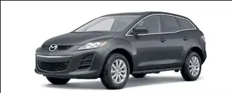  ?? Courtesy photo ?? Sample image of Mazda CX-7 shared by Sterling Police Department to show what a suspect vehicle in a burglary at Dale's Jewelry looks like.