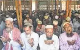  ?? AFP ?? Rohingya refugees offer Eid ulAdha prayers at the Jamtoli refugee camp in Ukhia district near Cox's Bazar.