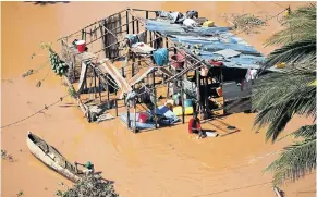  ?? Picture: Reuters ?? The rain, wind and rising water of the devastatin­g Cyclone Idai in Mozambique have taken everything from people who were already among the world’s poorest.