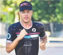  ?? Picture: SUPPLIED ?? MOTIVATED: Callum Millward has his sights set on qualifying for the Ironman World Championsh­ip.