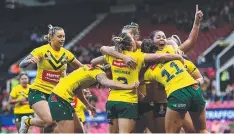  ?? ?? The Jillaroos celebrate during their win over New Zealand.