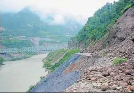  ?? PTI FILE ?? Pareechu, a tributary of the Sutlej, wreaked havoc in 2005 when a glacial lake was formed after its course was breached.