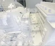  ?? Allen J. Schaben ?? TO HONOR the Sabans’ gift, the May Co. Building that will be home to the museum will be renamed the Saban Building. A model of the project is shown.