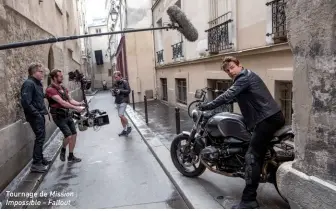  ??  ?? Tournage de Mission : Impossible – Fallout